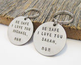 Keychain Sweet 16 Gift for Daughter 16th Birthday Gift for Son Graduation Gift for Child Christmas Gift for Kids Keychain Hand Stamped Gifts