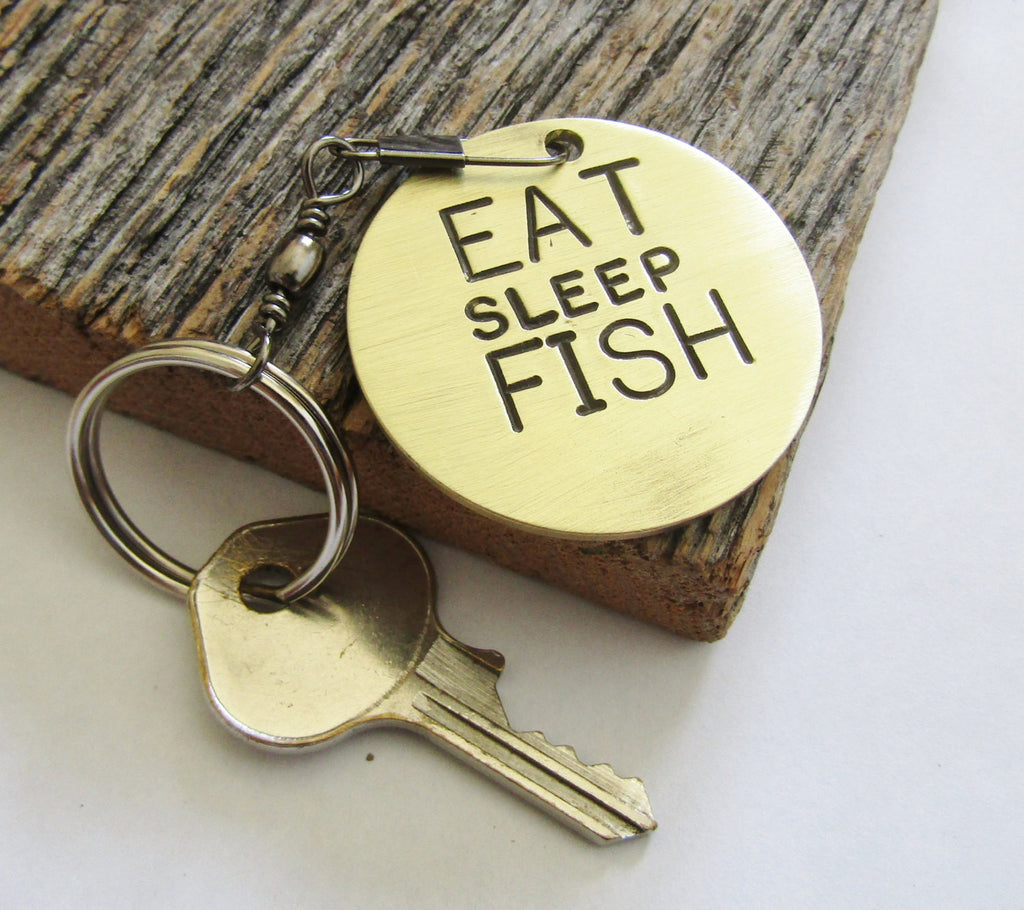 Trout Key Fob, Fishing Gifts, Men's Christmas, Stocking Stuffer for Men,  Leather Gift for Him, Men's Keychain, Fishing Keychains 