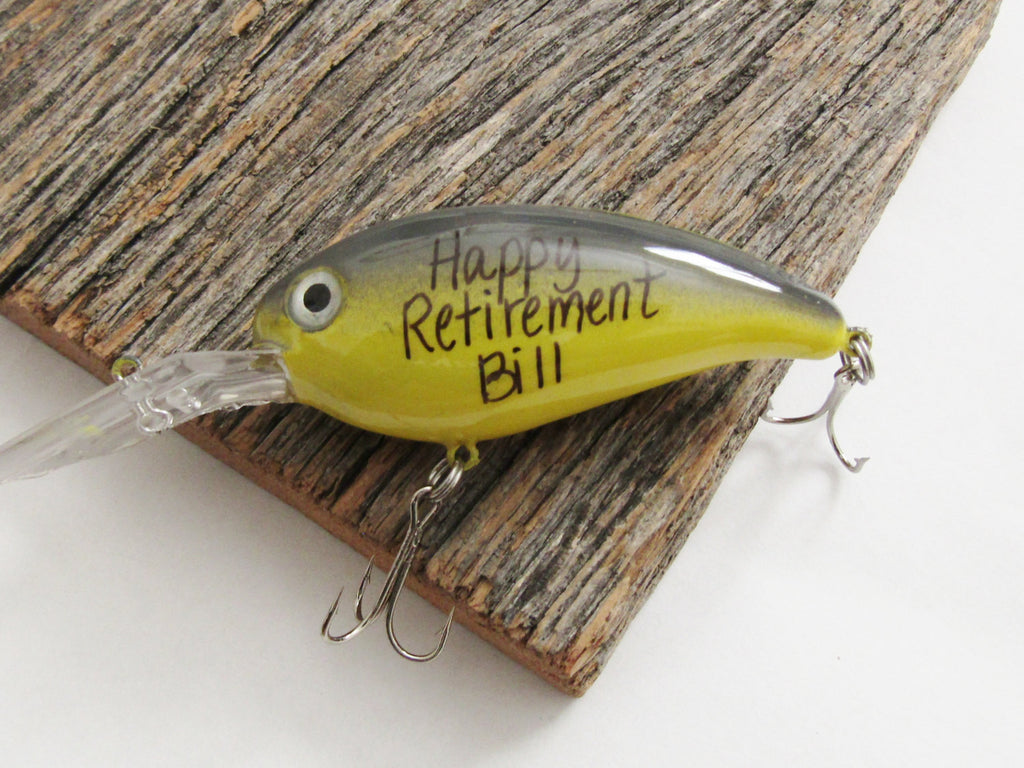 Retirement Gifts for Men, Custom Fishing Lure, Retirement Gift for
