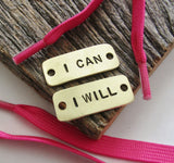 I Can & I Will - Personalized Running Shoe Tags for Cancer Walk