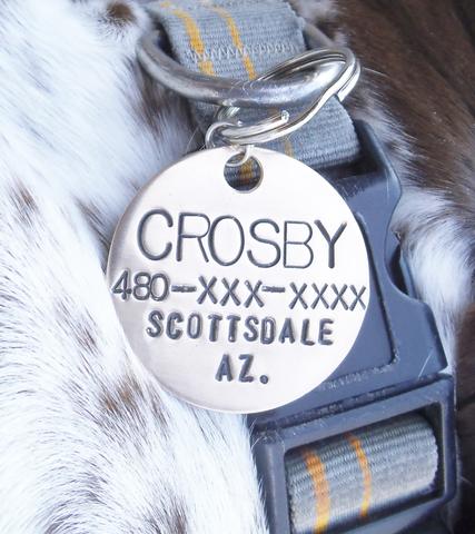 Custom Stamped Dog Tag - Personalized Dog Tag