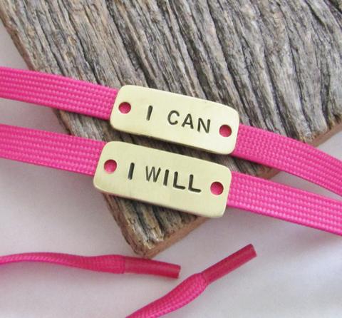 I Can & I Will - Personalized Running Shoe Tags for Cancer Walk